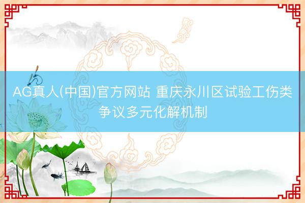 AG真人(中国)官方网站 重庆永川区试验工伤类争议多元化解机制