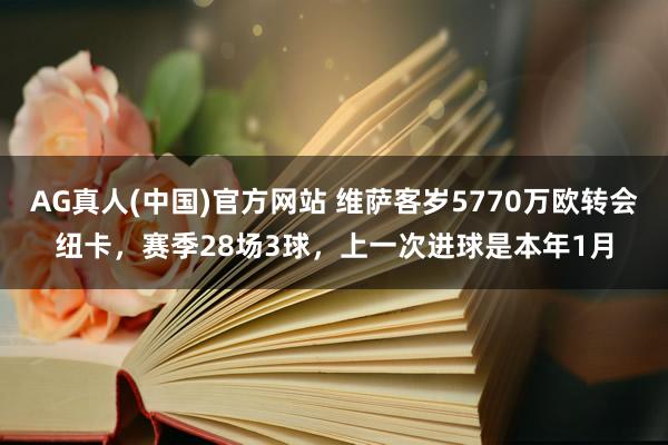 AG真人(中国)官方网站 维萨客岁5770万欧转会纽卡,赛季28场3球,上一次进球是本年1月